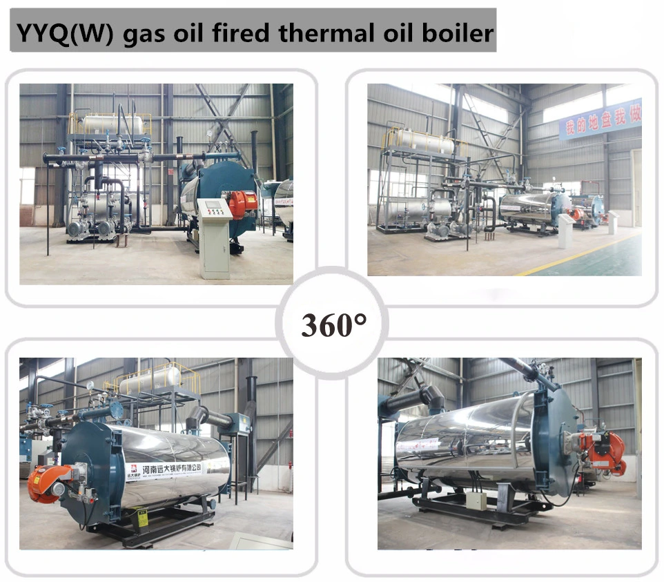 300, 000kcal to 12, 000, 000kcal Natural Gas LPG Diesel Waste Oil Fired Heat Conduction Hot Oil Boiler