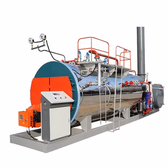 폐열 회수 기능이 있는 수평 연관 증기 보일러